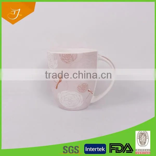 2015 hot design new bone china mug, custom porcelain coffee mug, coffee cup