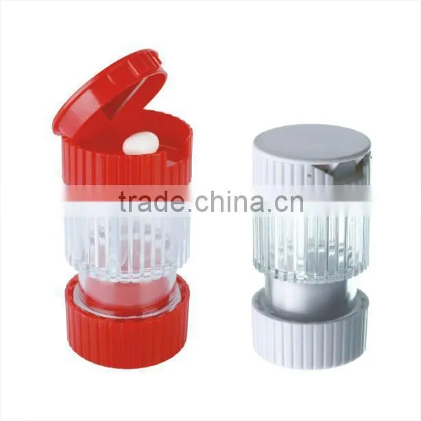 Plastic pill crusher