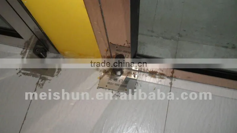 New style aluminum alloy profile doors stainless steel sheet covered A-48