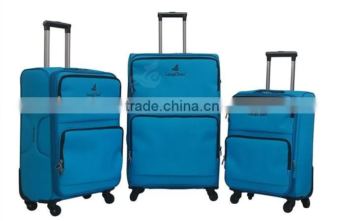 Business travel like king new style big handle soft nylon eva leaves luggage