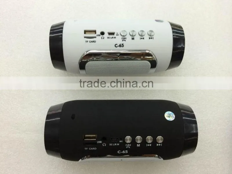 2016 high quality 3D sound effect portable outdoor bluetooth speaker with line in/hands free call, can do custom logo printing