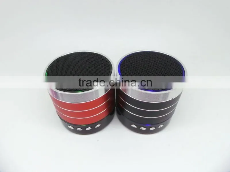 Colorful bluetooth speaker with custom logo printing, hight quality LED lighting wireless speaker, portable music player speaker