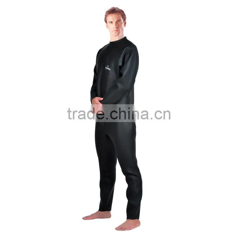 New men black scuba snorkeling diving suit waterproof fabric for diving suit