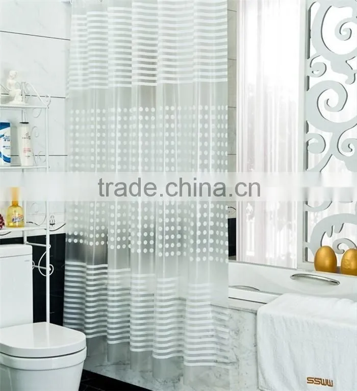 Custom printed plastic shower curtain horse shower curtains