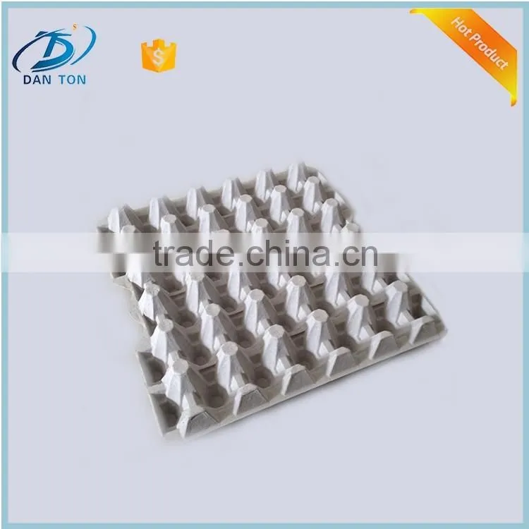 customized waterproof pulp moulding recycled egg box tray cartons