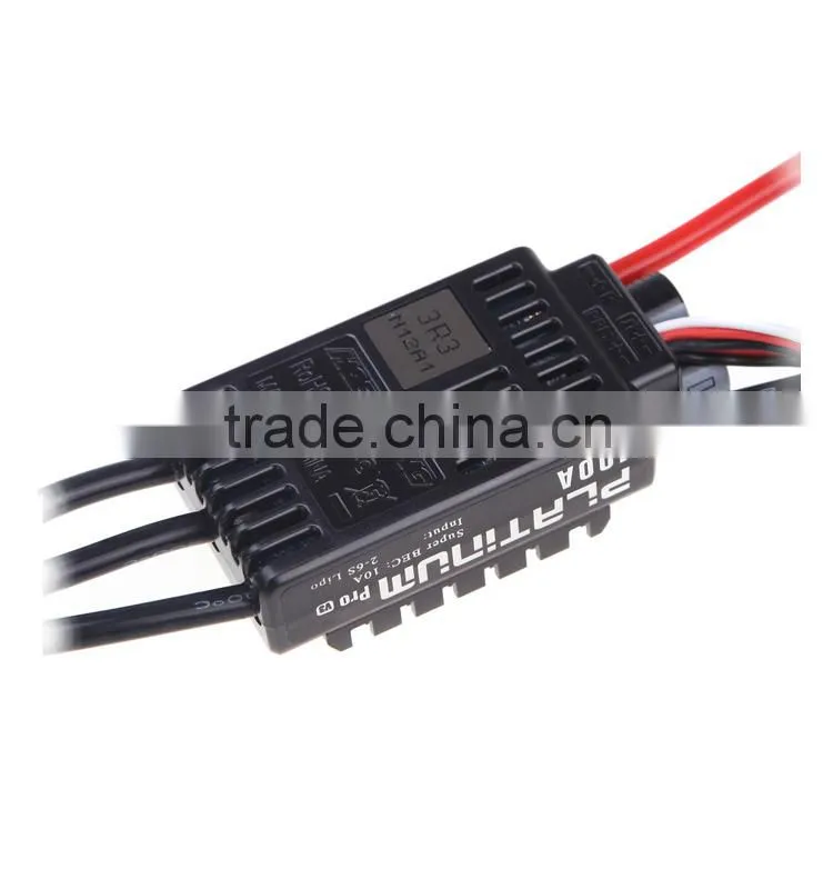 Original Hobbywing Platinum 100A V3 High Performance ESC for Align TREX 550 600 700 Helicopter Fixed Wing ESC
