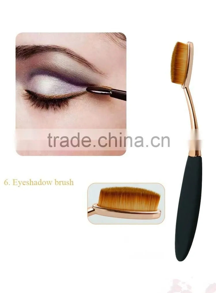 2016 Oval rose gold professional andor makeup brush