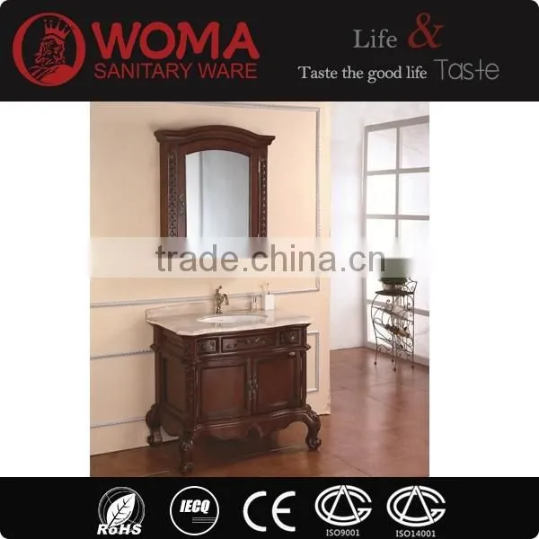 Bathroom Floor Cabinet Wash basin Malaysia Oak Wood Bathroom Furniture No.3090