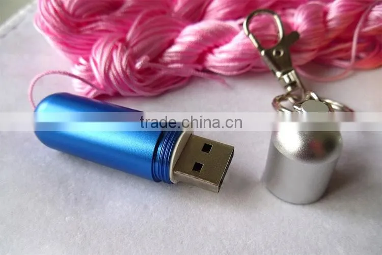 metal mini pill shape usb flash drive with custom logo