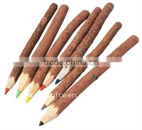 Mini Cheap Natural Portable School Wooden Color Pencils Set with Sharpener for promotion