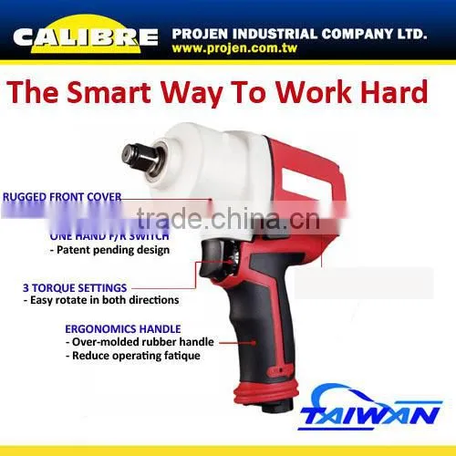 CALIBRE Aluminum Housing Twin Hammer 1/2" Air Impact wrench air impact gun