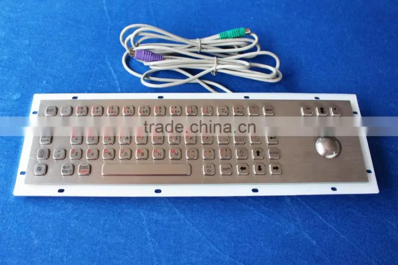 terminal stainless steel industrial keypad with Trackball