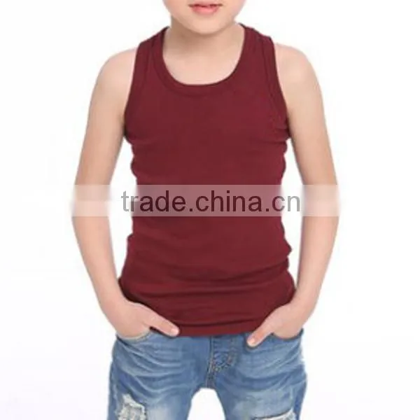 Children gym wear , child tank tops , child sleeveless clothing