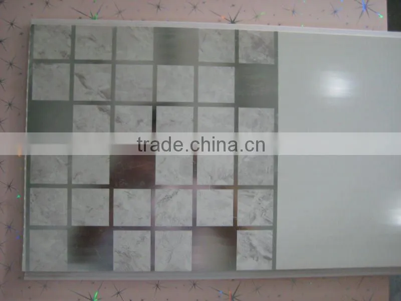 hot sale interior decoration bathroom ceiling tile design pvc wall covering panels for house