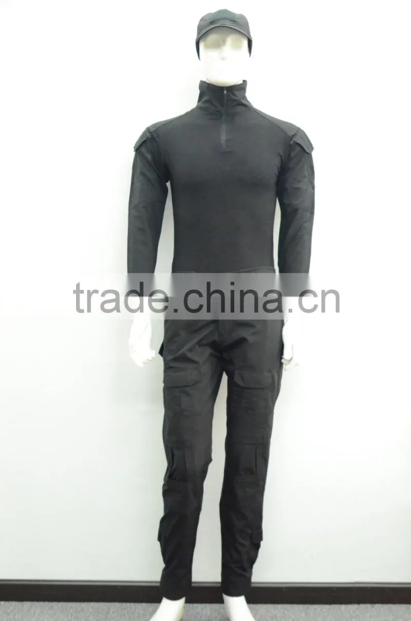 wholesale tactical military camouflage frog suits black uniform