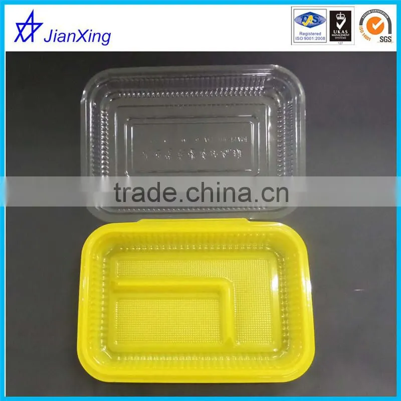 microwaveable disposable plastic bento lunch box with Compartments