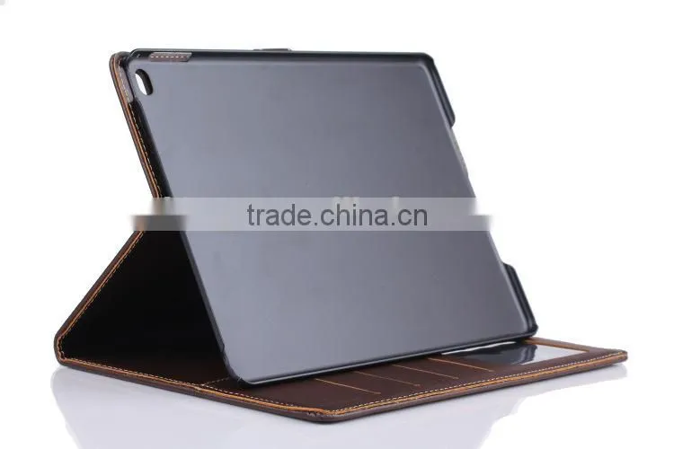Archaize Color pu leather folio flip Wallet case for ipad air 2, case for ipad 6