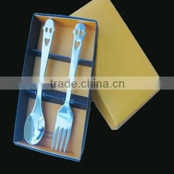 High quality stainless steel smile cutlery set