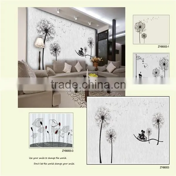 Wonderful customized 3d mural wallpaper for wall decoration