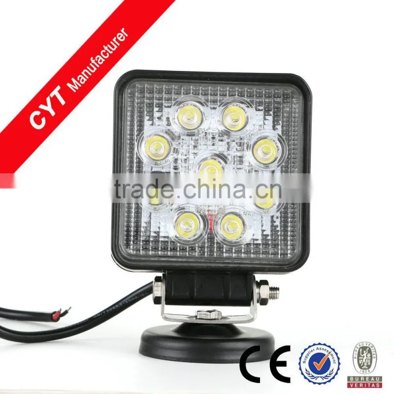 24v 27W Epistar led work light for Offroad Trucks