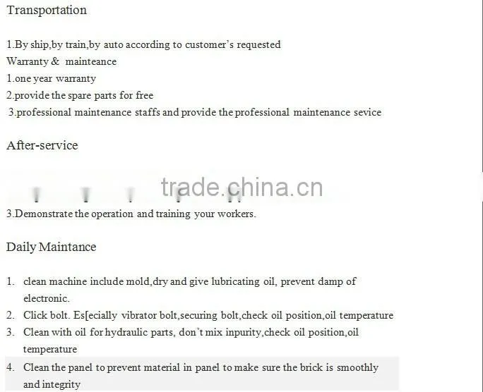 QT10-15 high quality cement block making machine with special price