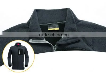 Girl sports polar fleece jacket
