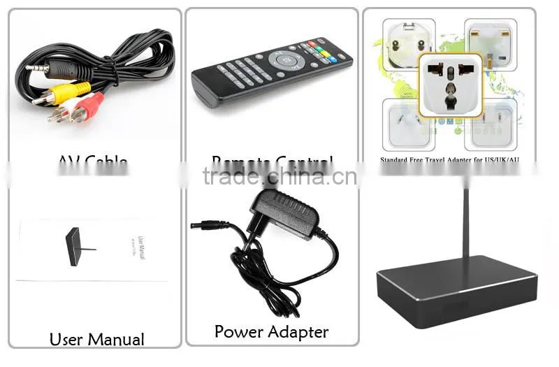 2015 Dreambox Android S812 Quad Core Android 4.4 Full HD 1080p TV Box Streaming Kodi/ XBMC Support 4k Working Android 3d Player