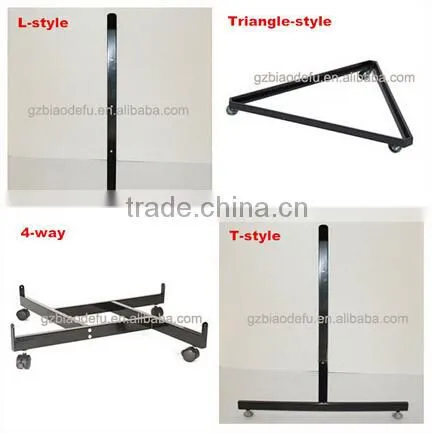 Gridwall legs display shop fitting accessories
