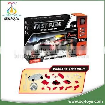 Multifunctional diy racing car toy remote control car best gift for children