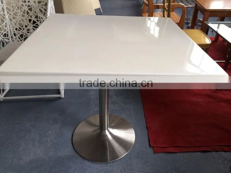 square artificial marble dining table top for sale T2601