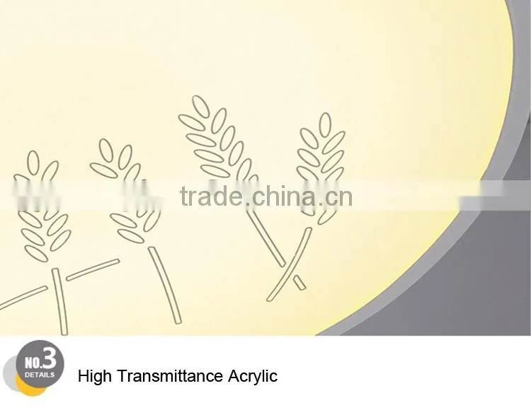 Hollow Out Wheat LED Ceiling Lamp 220V Round Modern Ceiling Light