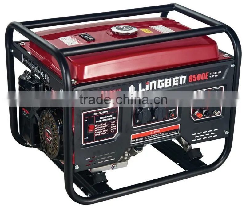 Lingben China 188F yamaha electric generator 5kw OEM price