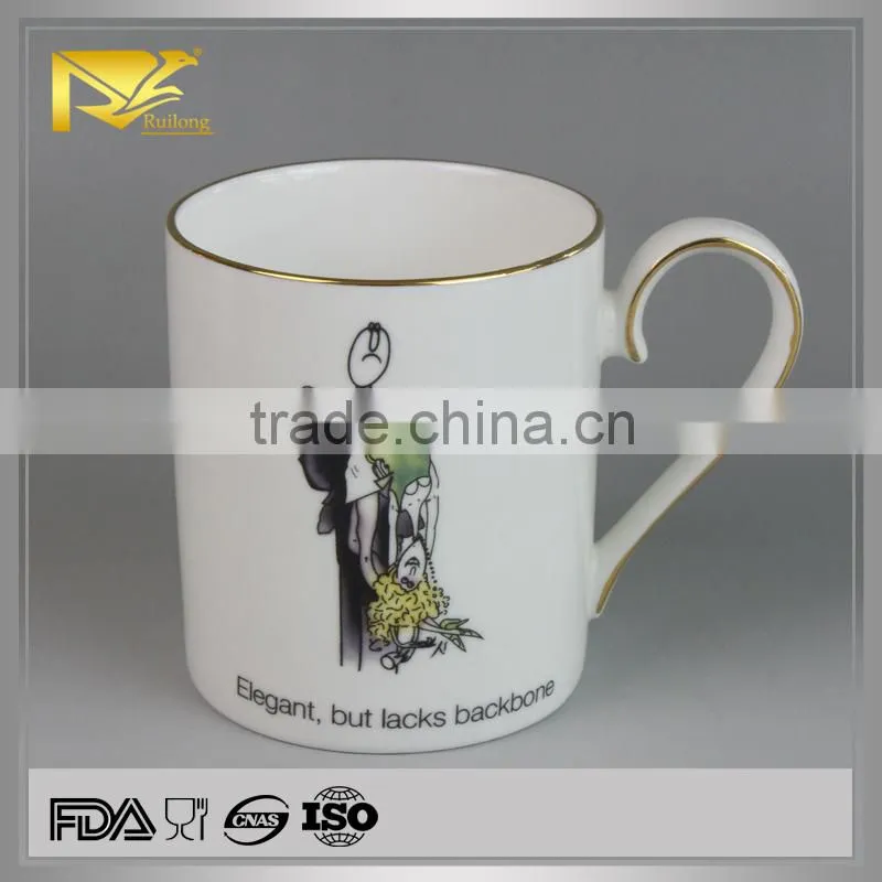 Advertising Retro Collection custom ceramic tumbler for tea