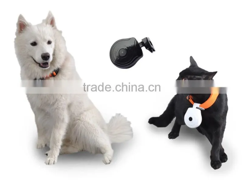 high quality gps pet camera with self-time with pet belt