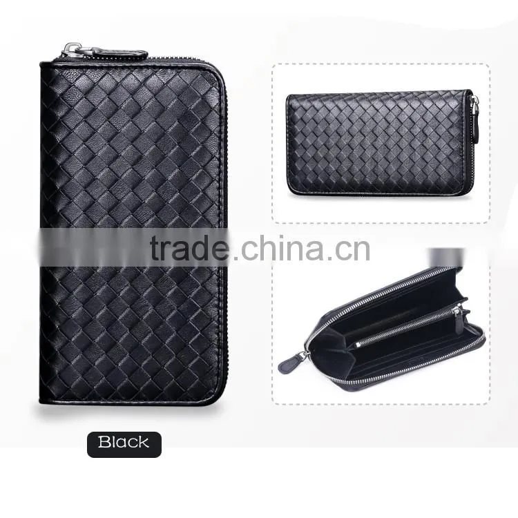 soft leather fashion women wallet ladies clutch purse