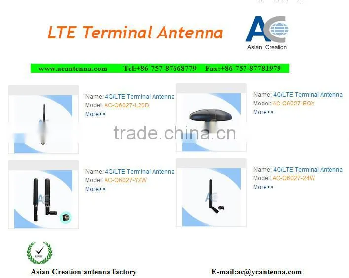 Long Range LTE Dual Band Antenna 5Dbi Gain For Fpv Antenna With Best Design