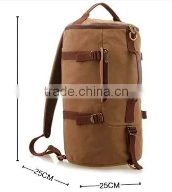 Multifunctional round sports duffle Gym Bags backpack