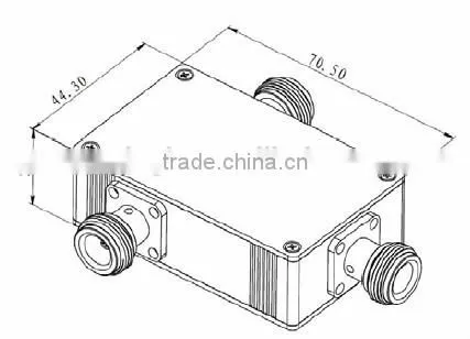 2 way Power Splitter for GPS Timing