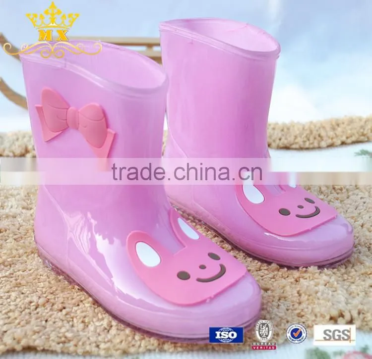 colorful jelly woman pvc rain boots with good quality