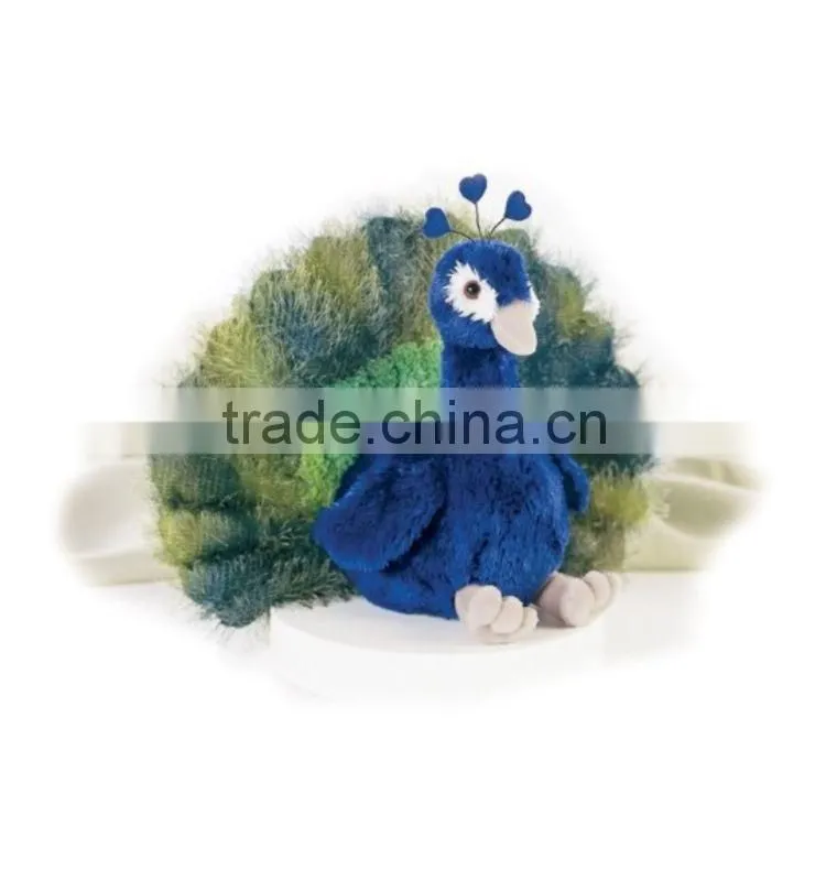 St beautiful peacock toys stuffed toy zoo toys unisex