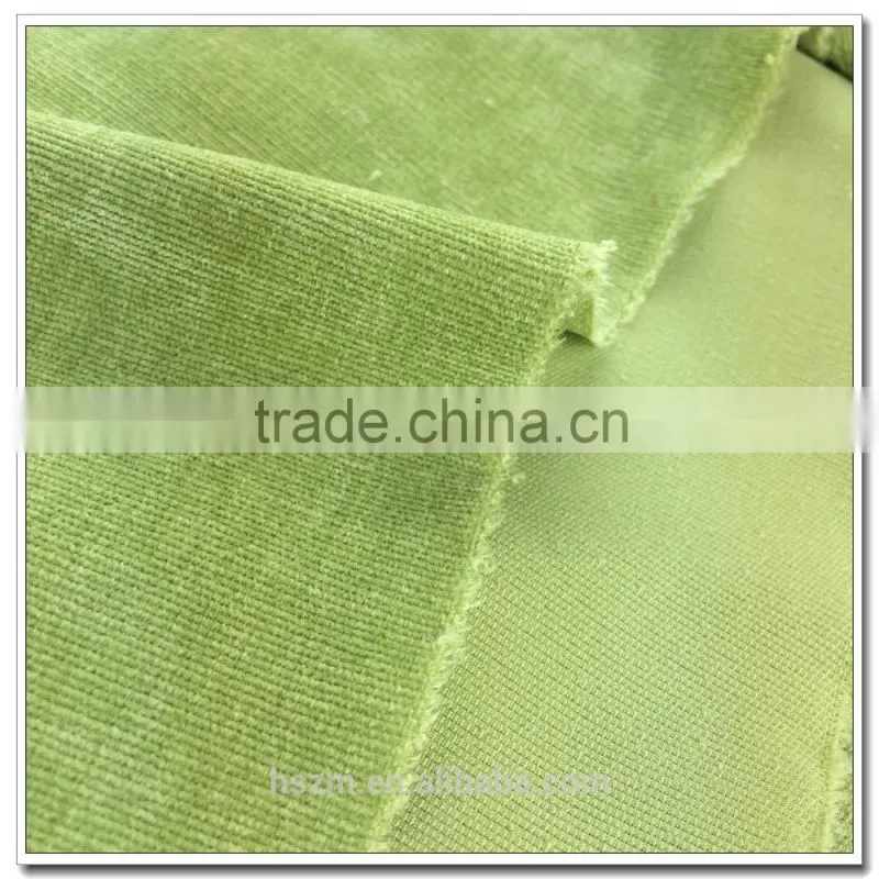 Wholesale 100% polyester corduroy bonded T/C fabric for corduroy sofa fabric