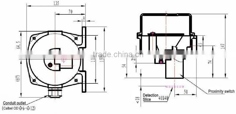Electronic speed switch