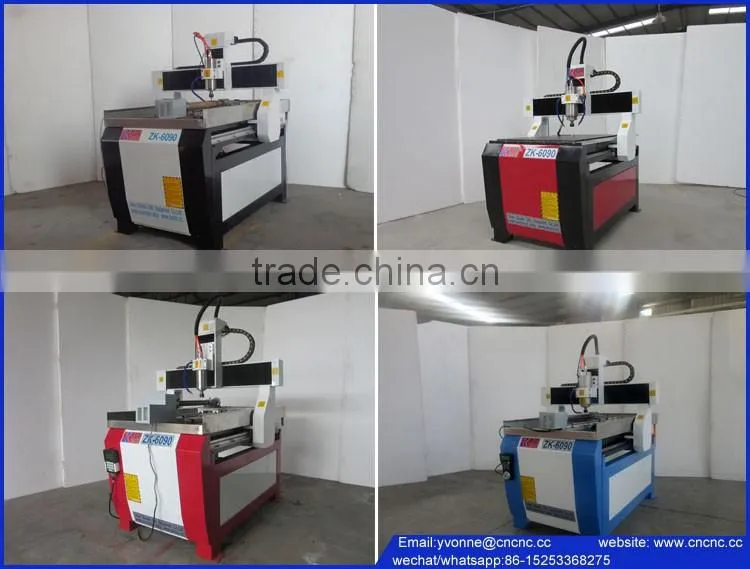 rotary axis Small CNC Machine Price with USB interface controller ZK-6090 600*900mm
