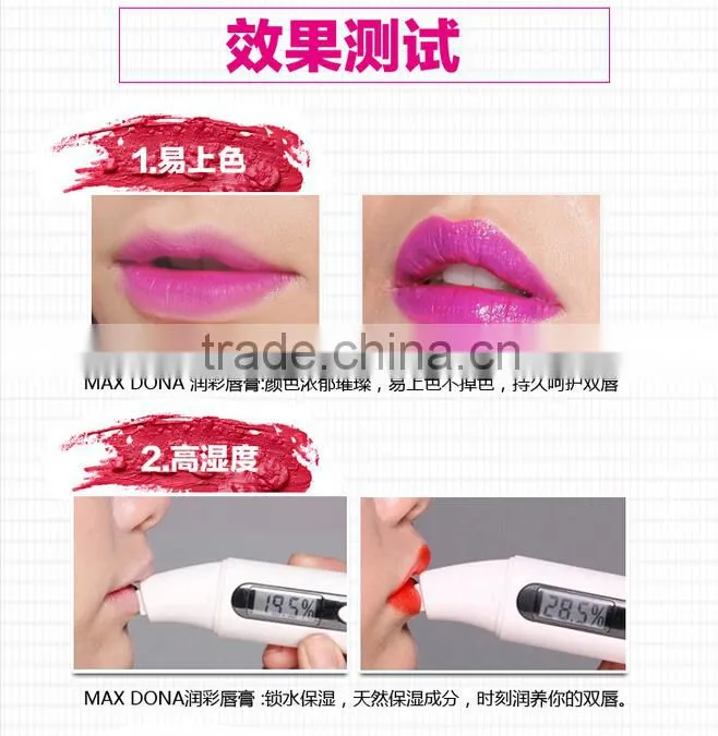 HENGFANG brand 24pcs/lot 6color matte longlasting lipstick