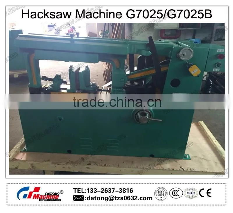 Supply Hacksaw Machine G7025B for Cutting Metal