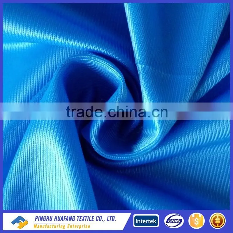 100% polyester tricot dazzle fabric for gown