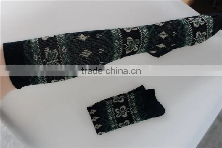 Custom OEM Wholesale Acrylic Knee High Socks