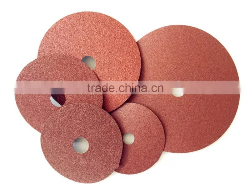 aluminium oxide fiber sanding disc for ship boat & metal