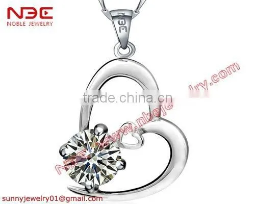 Noble pure silver necklace