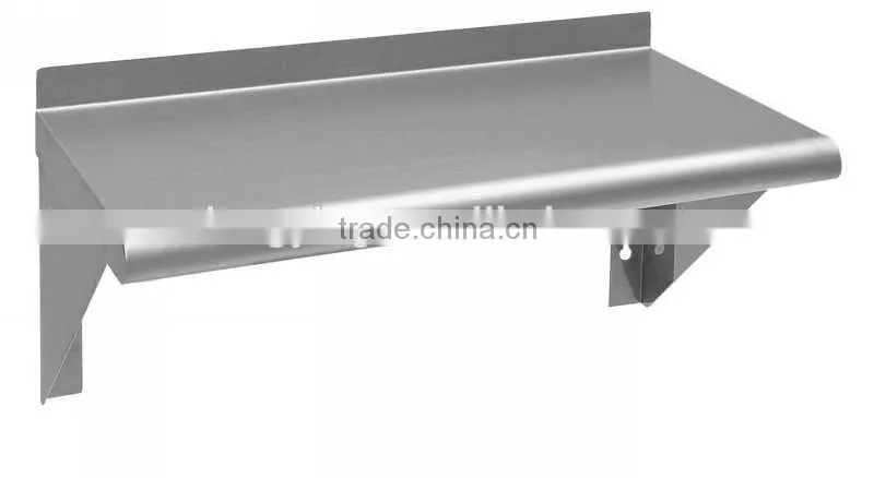 NSF Approval Stainless Steel Wall Shelf / Commercial Shelf